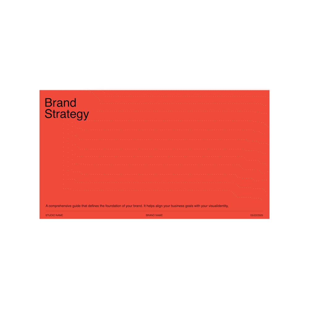 Brand Strategy Template + FREE Creative Brief