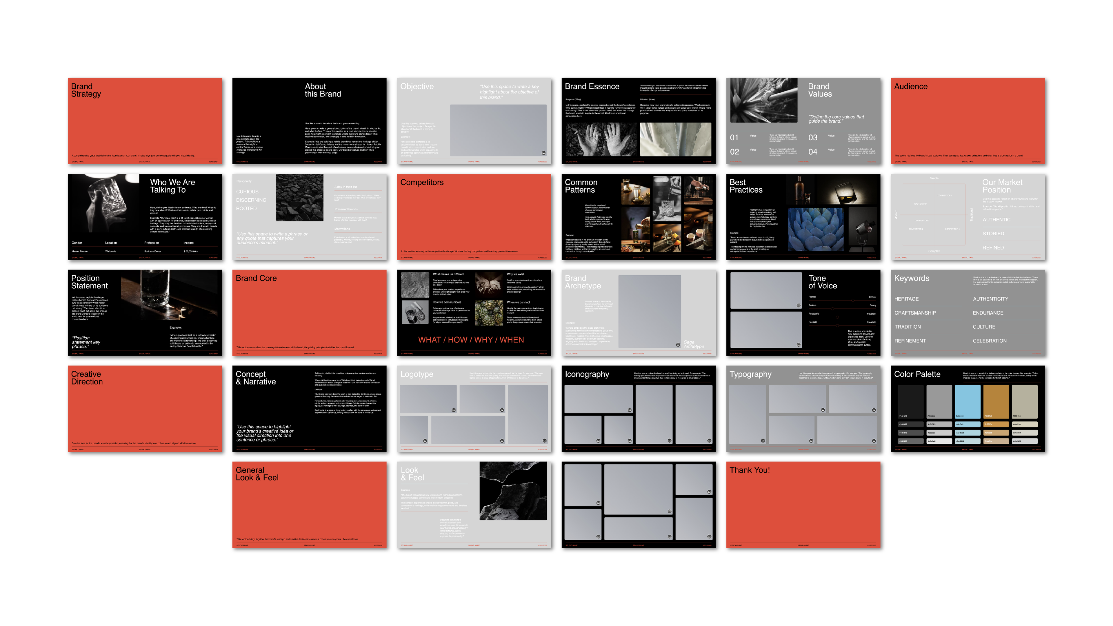 Brand Strategy Template + FREE Creative Brief