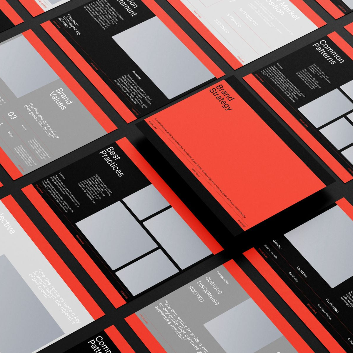 Brand Strategy Template + FREE Creative Brief