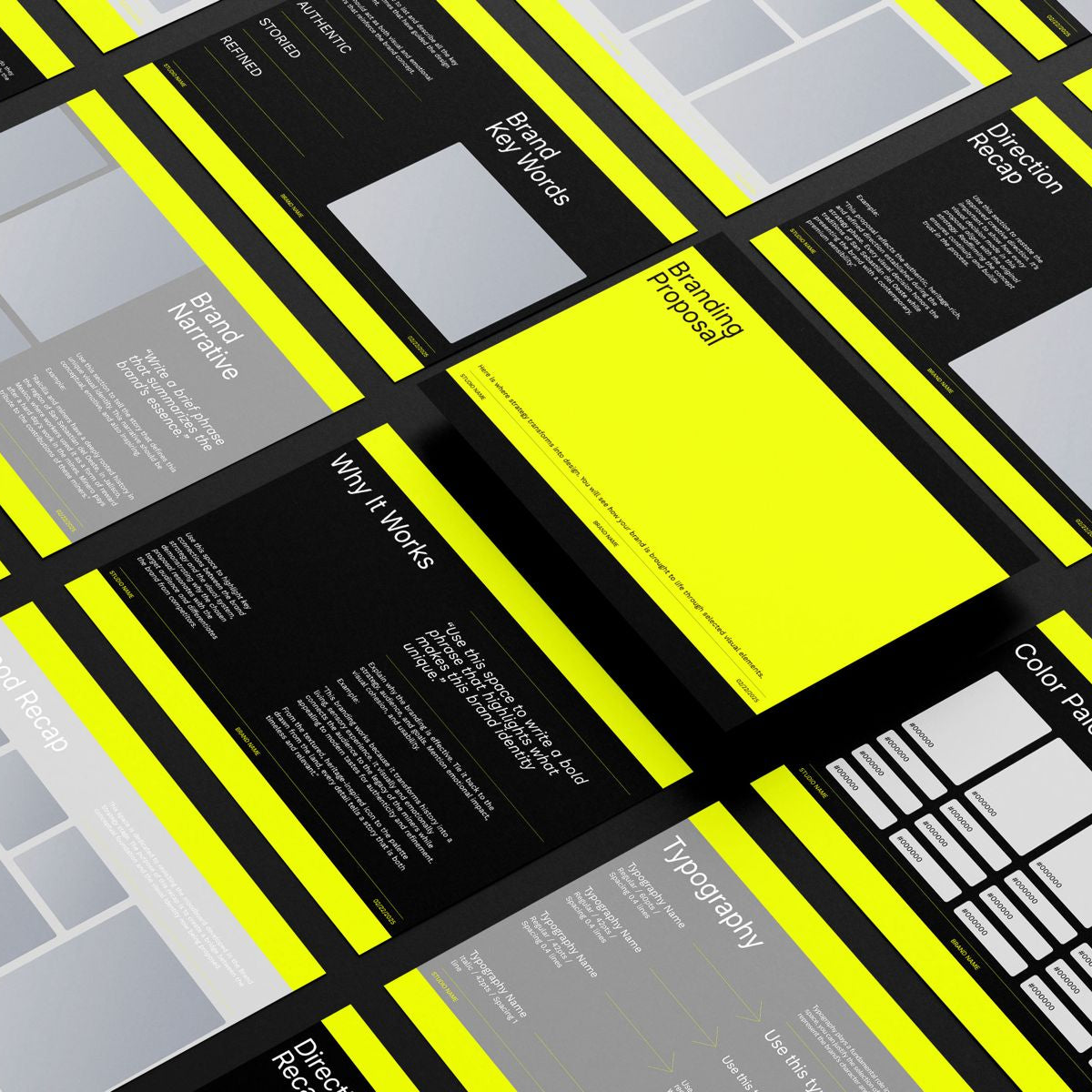 Branding Proposal Template