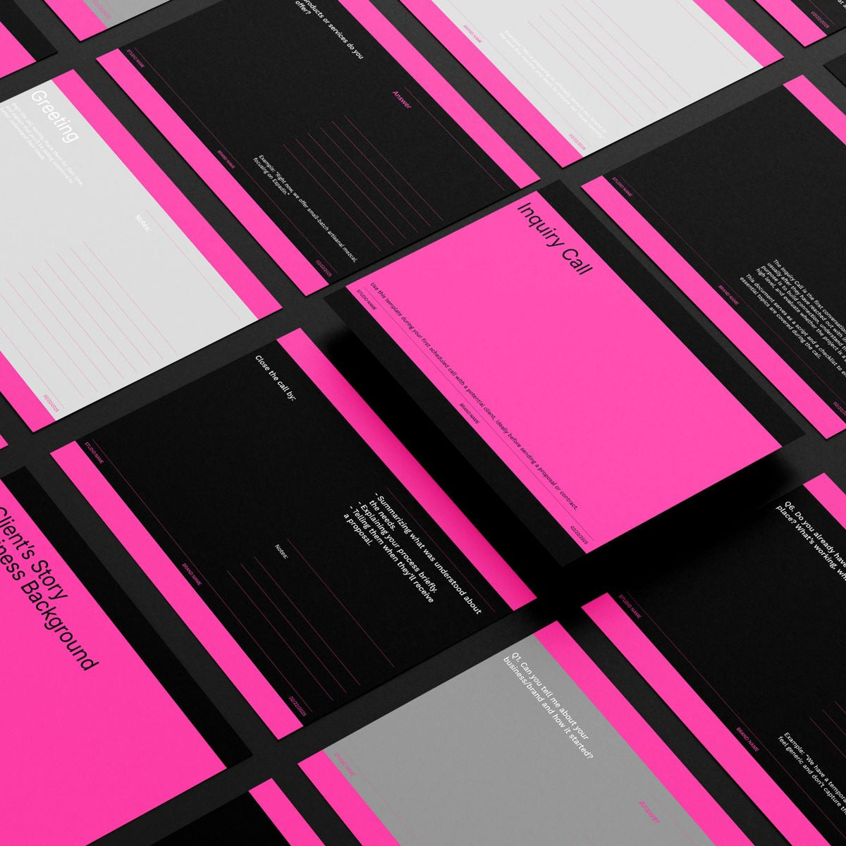 Inquiry Call Template